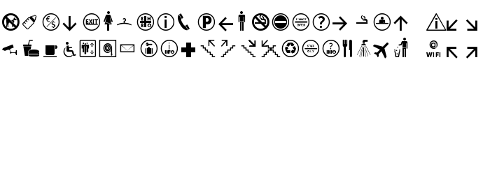 Náhled písma Symbol Signs Basis set