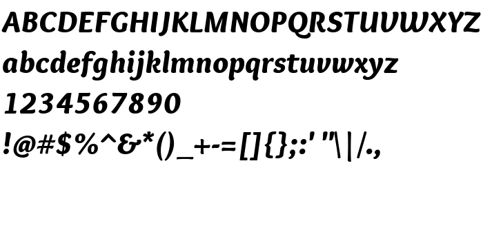 Náhled písma Overlock-BlackItalic