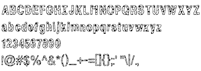 Náhled písma By Starlight