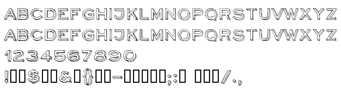 Náhled písma NeoRetroDraw