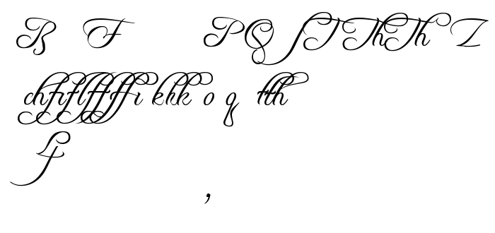 Náhled písma Freebooter Script - Alts
