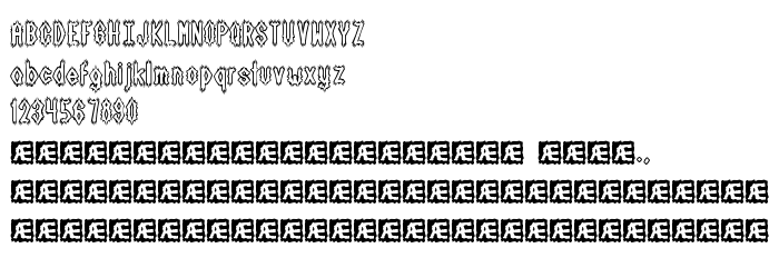 Náhled písma Dark Side (BRK)