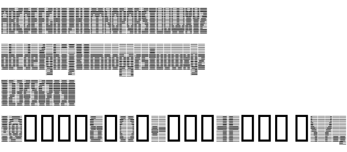 Náhled písma Deeter  Condensed