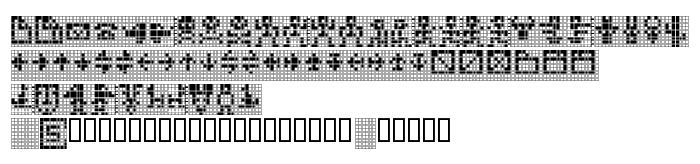 Náhled písma TPF Display Symbol