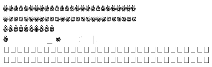 Náhled písma Scarab Border