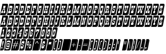Náhled písma a_GildiaTiulPillar3D Italic