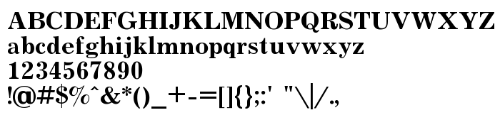 Náhled písma UkrainianJournal Bold