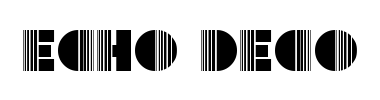 Písmo Echo Deco