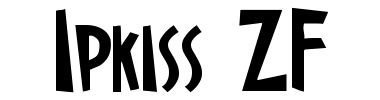 Písmo Ipkiss ZF