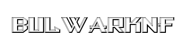 Písmo BulwarkNF