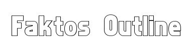 Písmo Faktos Outline