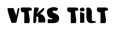 Písmo Vtks Tilt